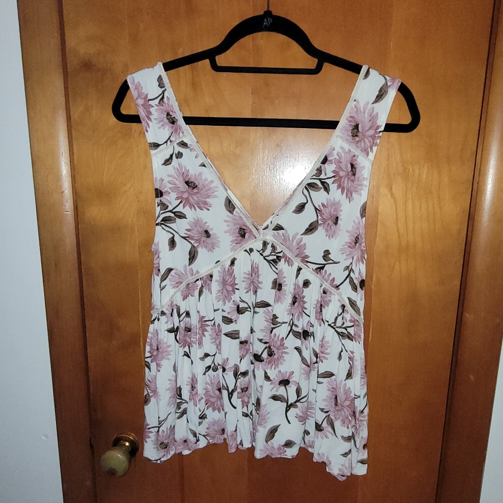 American Eagle Floral Tank Top